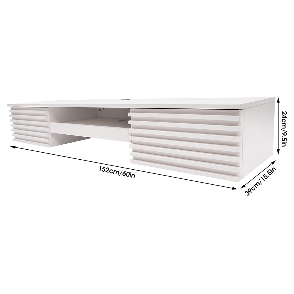 Wall Mounted Desk, Wall Mounted Desk with Pull Out Drawer, Wall Organizer