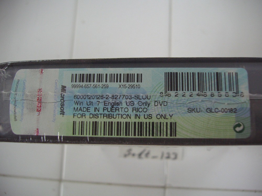 Microsoft Windows 7 Ultimate Full 32 & 64 Bit DVDs MS WIN =SEALED RETAIL BOX=