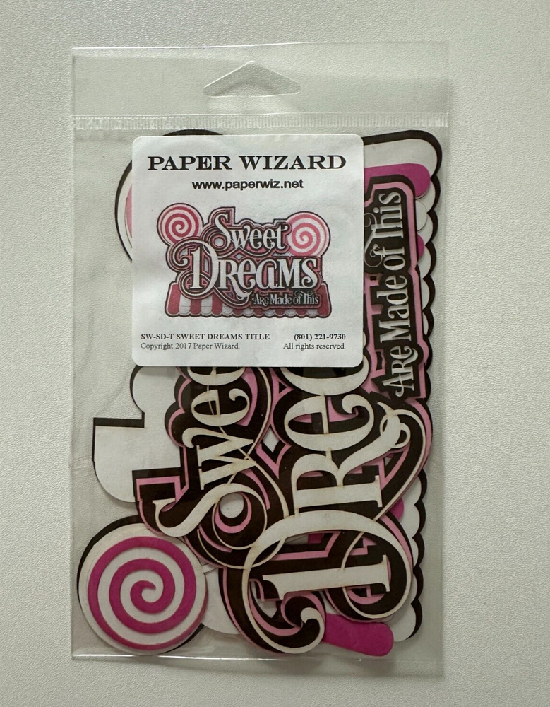 Paper Wizard Die Cuts-Multiple Variations Available-You Choose