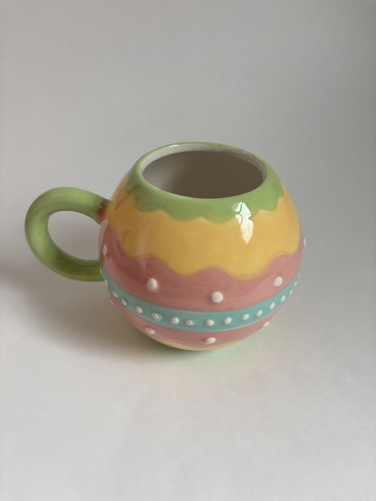 🐣Transpac Easter Green Spring Egg Pastel Mug