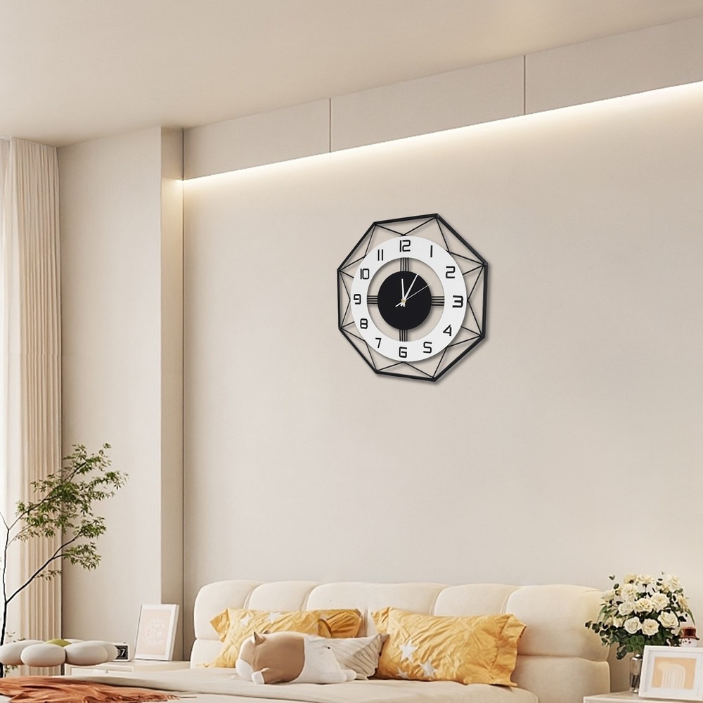 Modern Wall Clock, Decorative Wall Clock, Wall Clock for Home 43X43CM