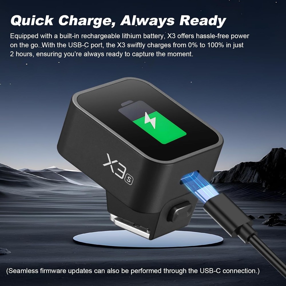 X3S X3-S TTL Wireless Flash Trigger for Sony Camera,Oled Touchscreen Flash Trans