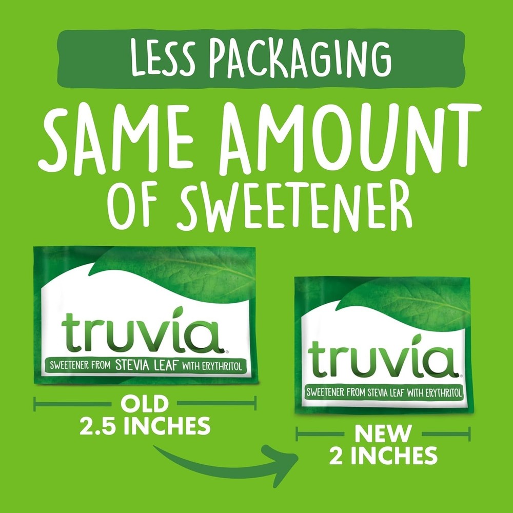 Plant-Based Stevia Sweetener Packets, 500 Count