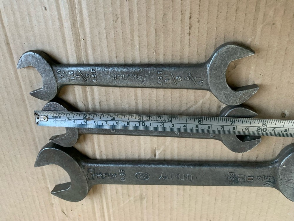 vintage utility spanner wrenches