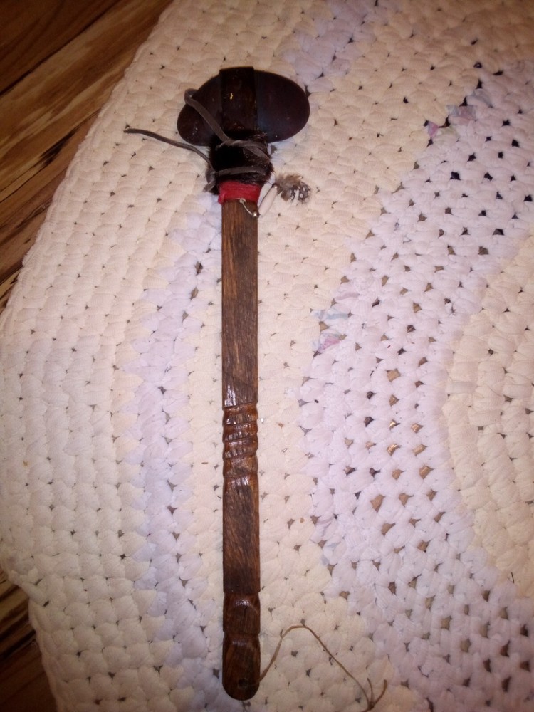 Handmade Decorative Native American Stone War Club