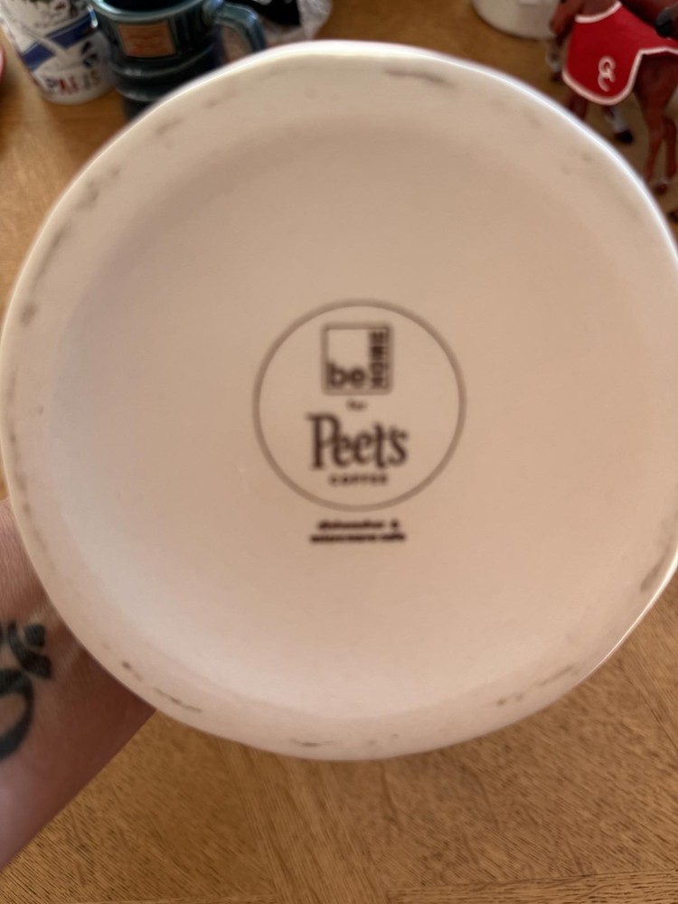 Peet's Coffee Stoneware Carafe Pitcher Jug
