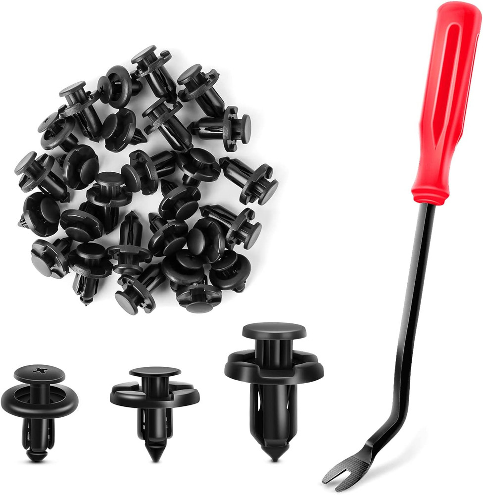 100PCS 7Mm 8Mm 10Mm Compatible with Subaru Push Type Retainer Fasteners Rivets C