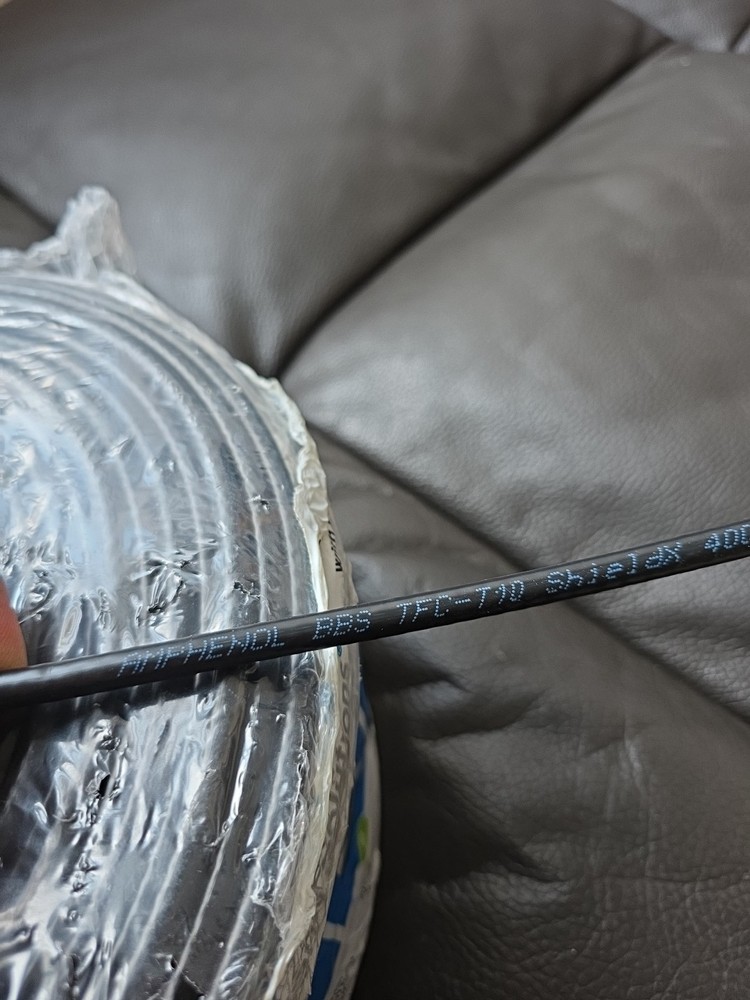 RG6, Coax, CATV, Cable, 500FT, Black.