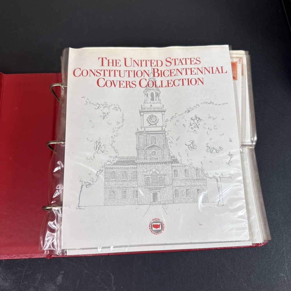 US Constitution Bicentennial Covers Collection 87 Envelopes Postal Commemorative