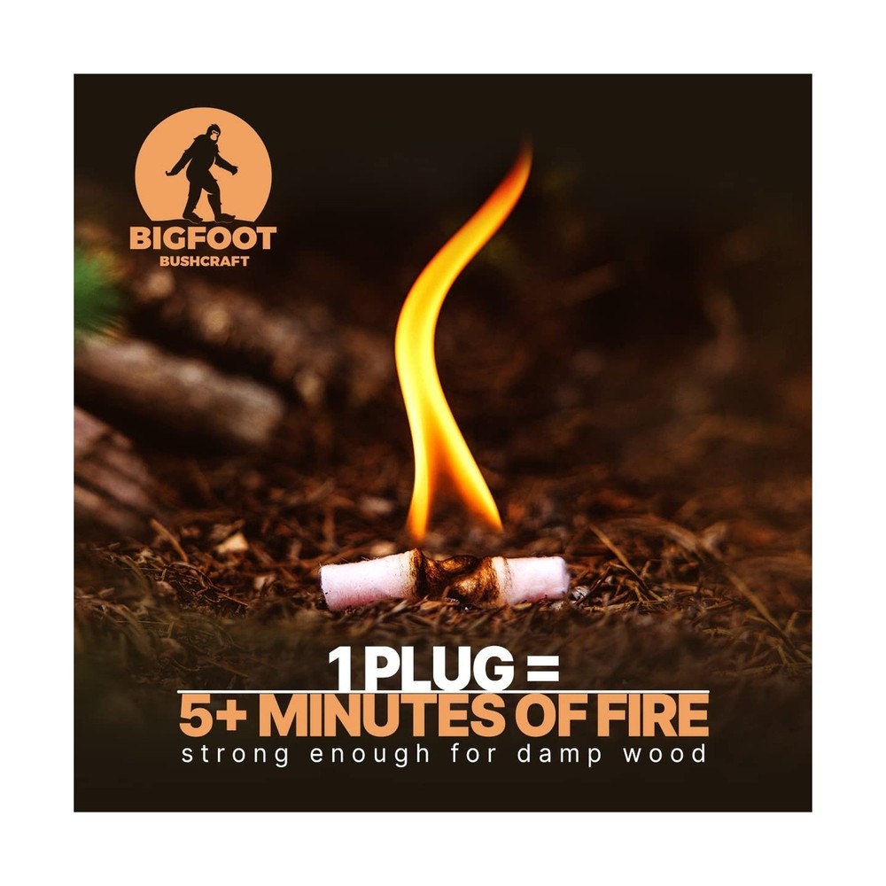 Complete Emergency Fire Starter Kit - Waterproof, Windproof, 5+ Minute Burn -...