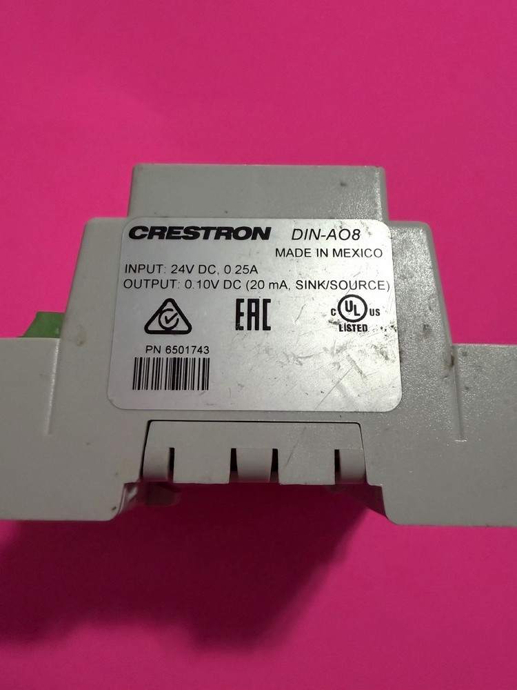 Crestron DIN-A08 0-10V Dimming Module