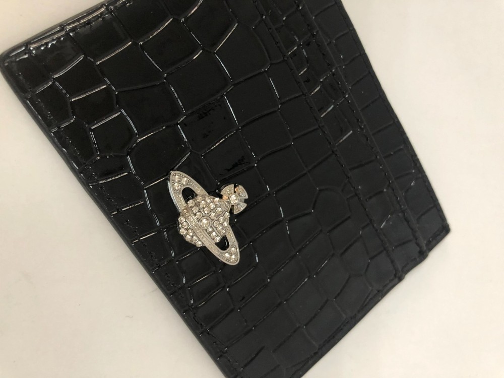 Black Card Holder Wallet Unisex