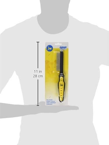 PetMate JW Pet GripSoft Flea Comb for Dogs