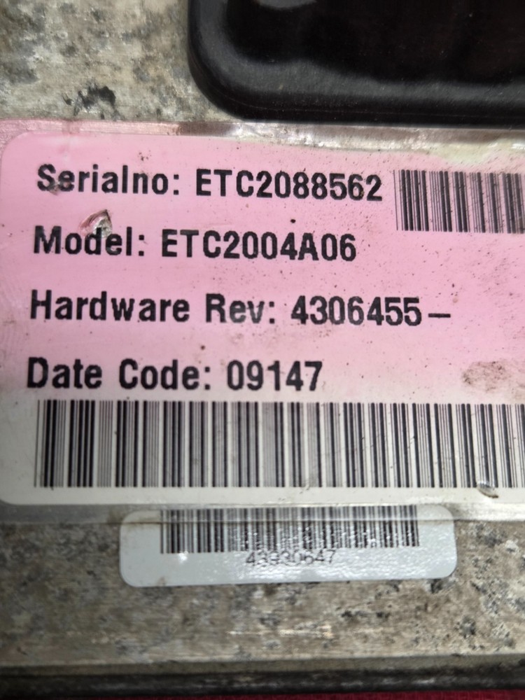 TRANSMISSION CONTROL MODULE TCM ,ECU ETC2088562, ETC2004A06, 09147 MUST PROGRAM