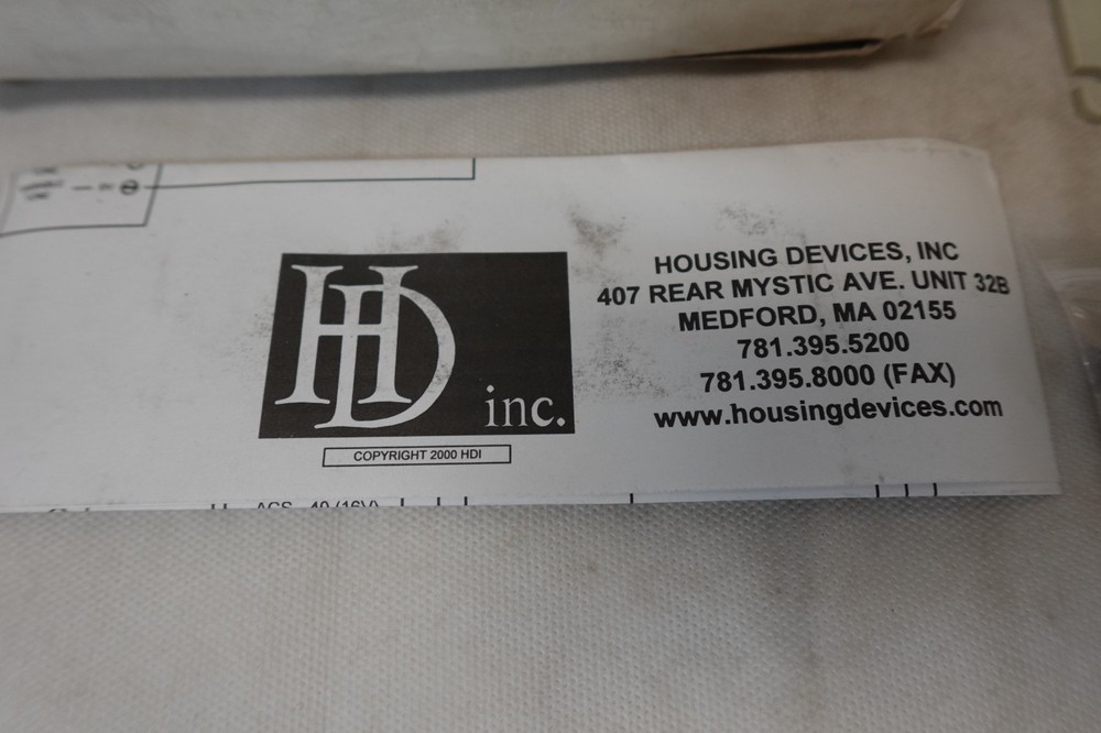 HD Housing Devices Inc - Intercom Amplifier ACS-35 NOS