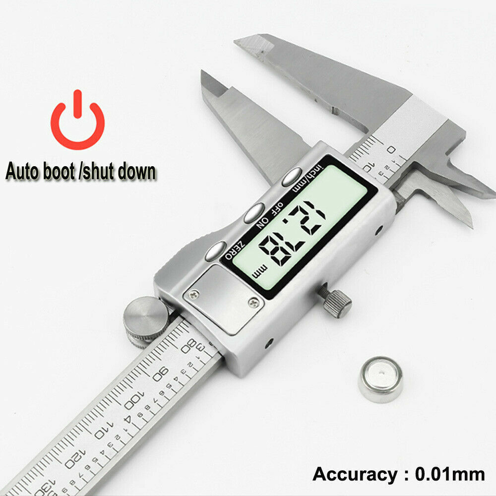6” 150mm Digital Caliper Vernier Micrometer LCD Electronic Measuring Tool