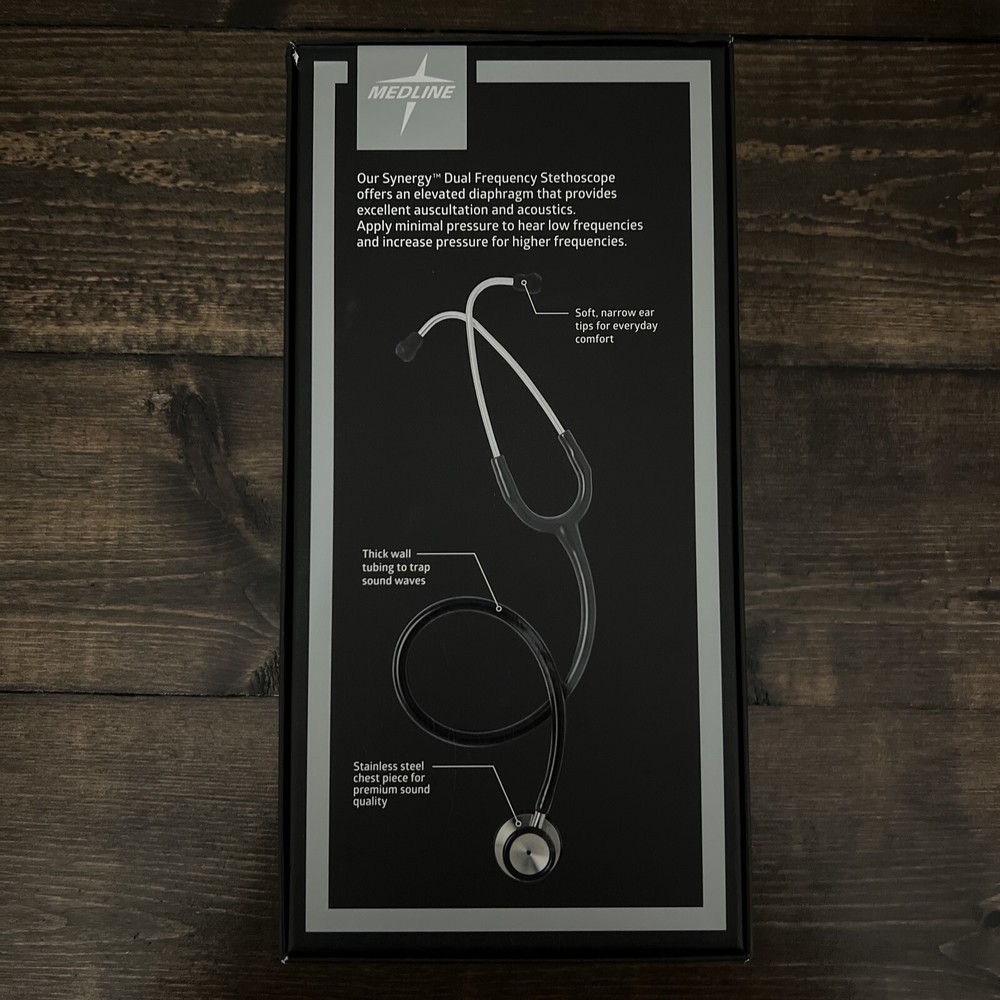 Medline Synergy Classic Dual Frequency Stethoscope