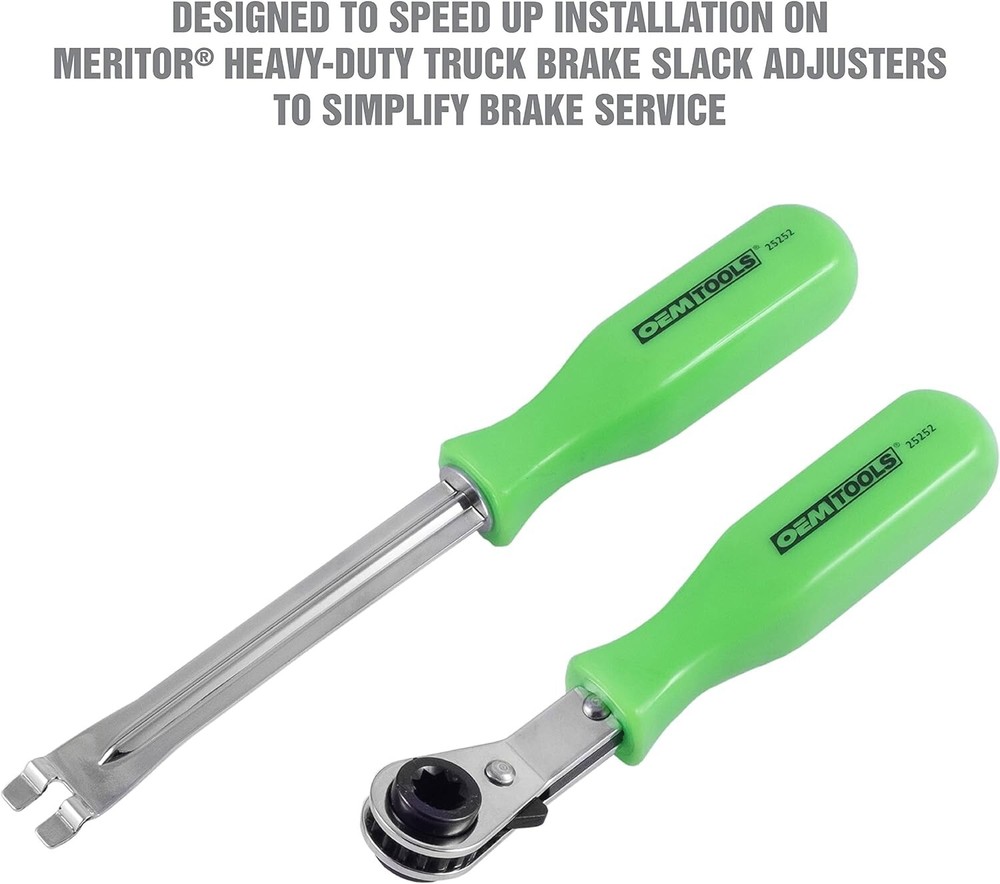Efficient Meritor Slack Adjuster Wrench Tool - Quick Brake Service Solution