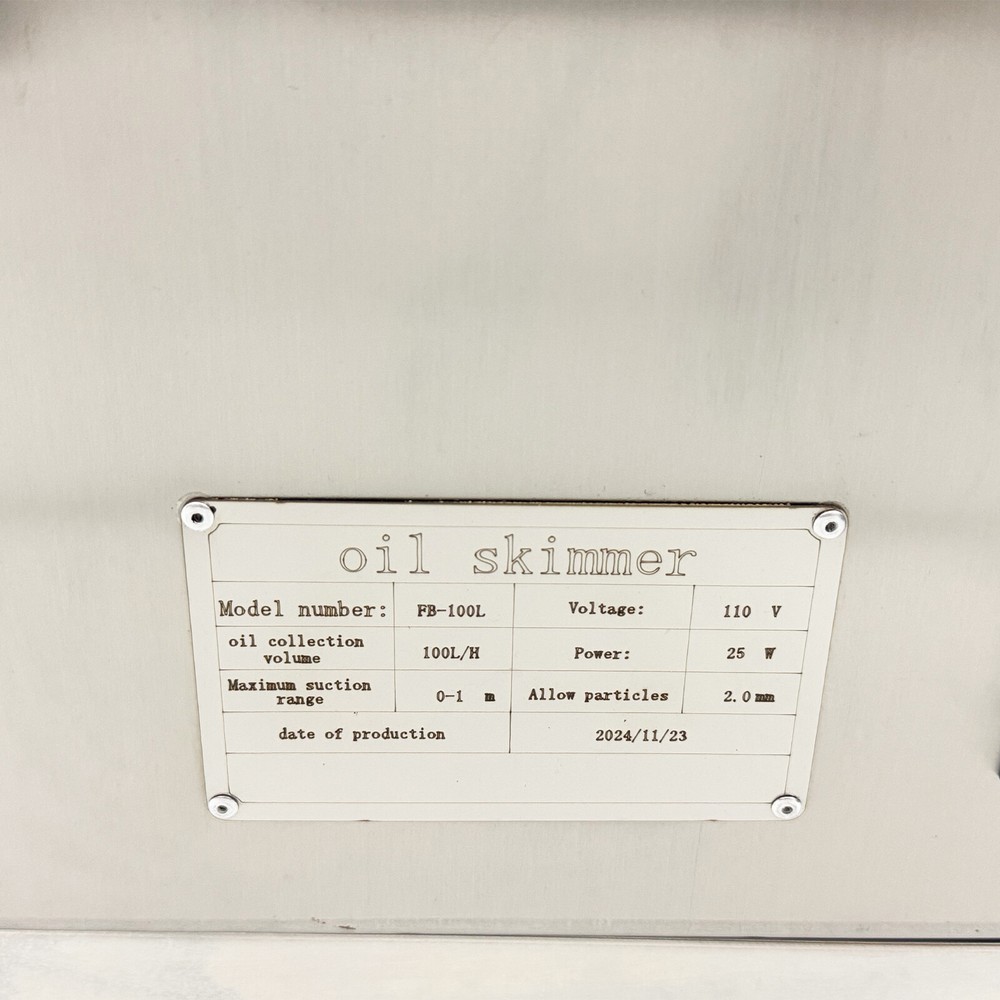 Oil Water Separator Industrial Machine Tool Coolant Purification System 110V