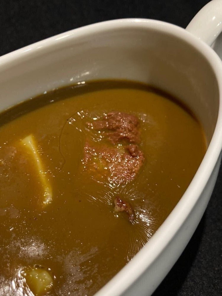 Food replica beef curry with bowl