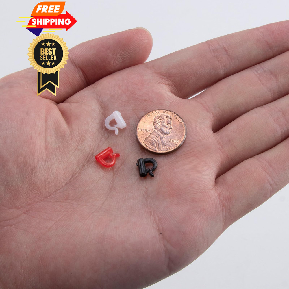 Dr.Fish 100 Pack Quick Change Spinner Clevis Plastic Blade White/100