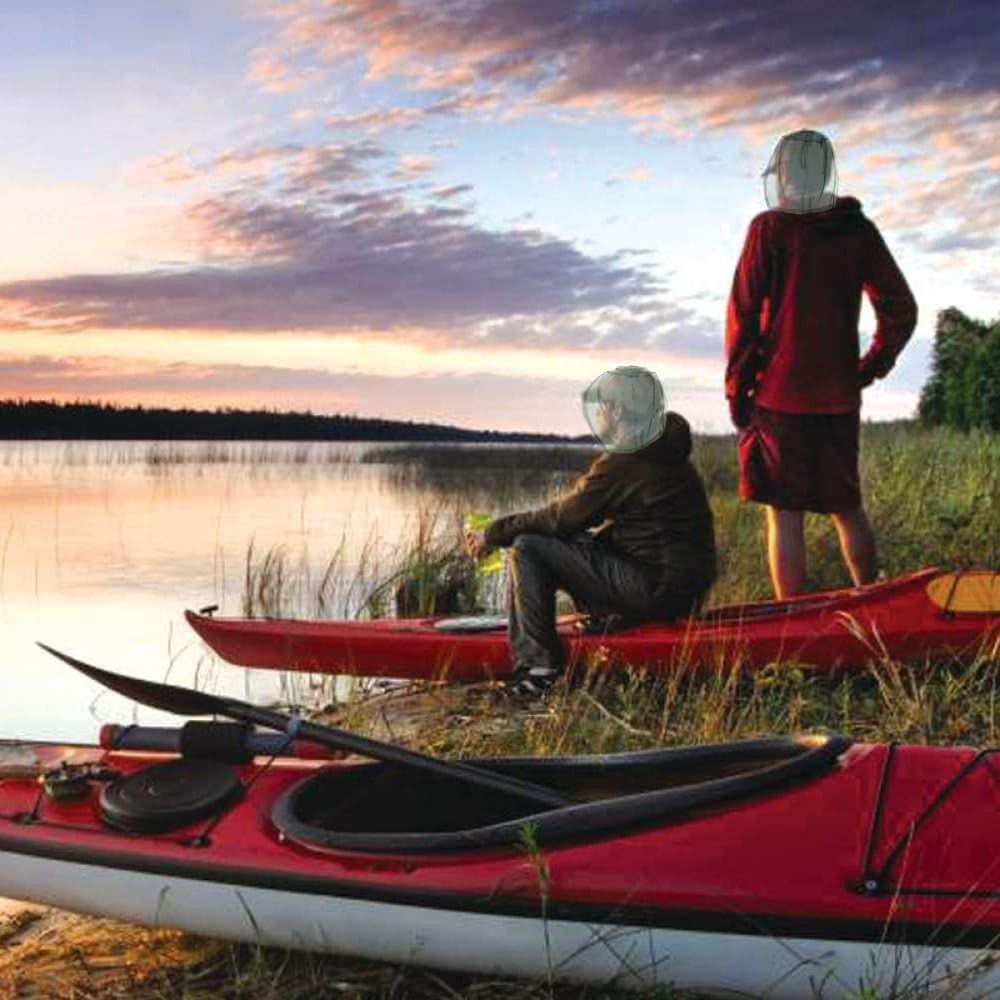 Extra Fine Mesh Bug Netting - Comfortable Face & Neck Protection for Camping