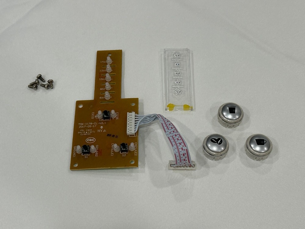 Farberware Walmart Coffee Maker Buttons Assembly, Model 201615