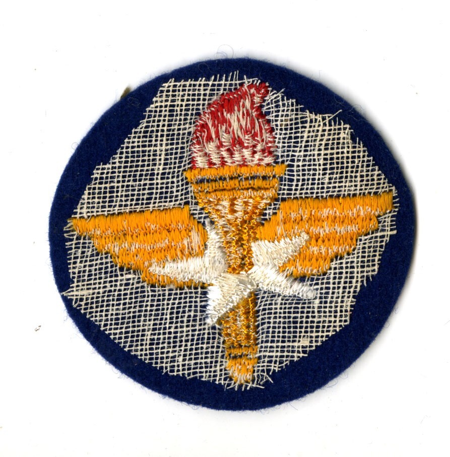 Air Training Command White Back Patch on Felt WWII Vintage