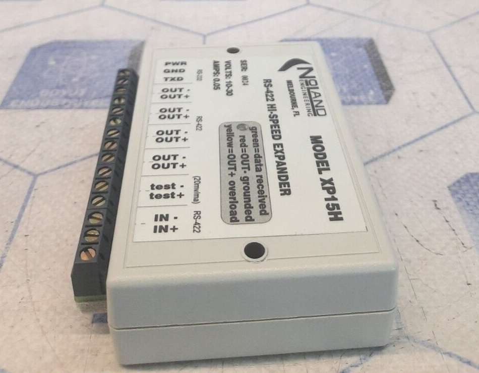 NOLAND MODEL XP15H RS-422