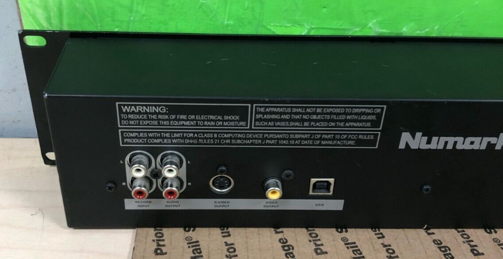 Numark iDEC A/V Playback and Recording Rack Interface for iPod (TESTED)