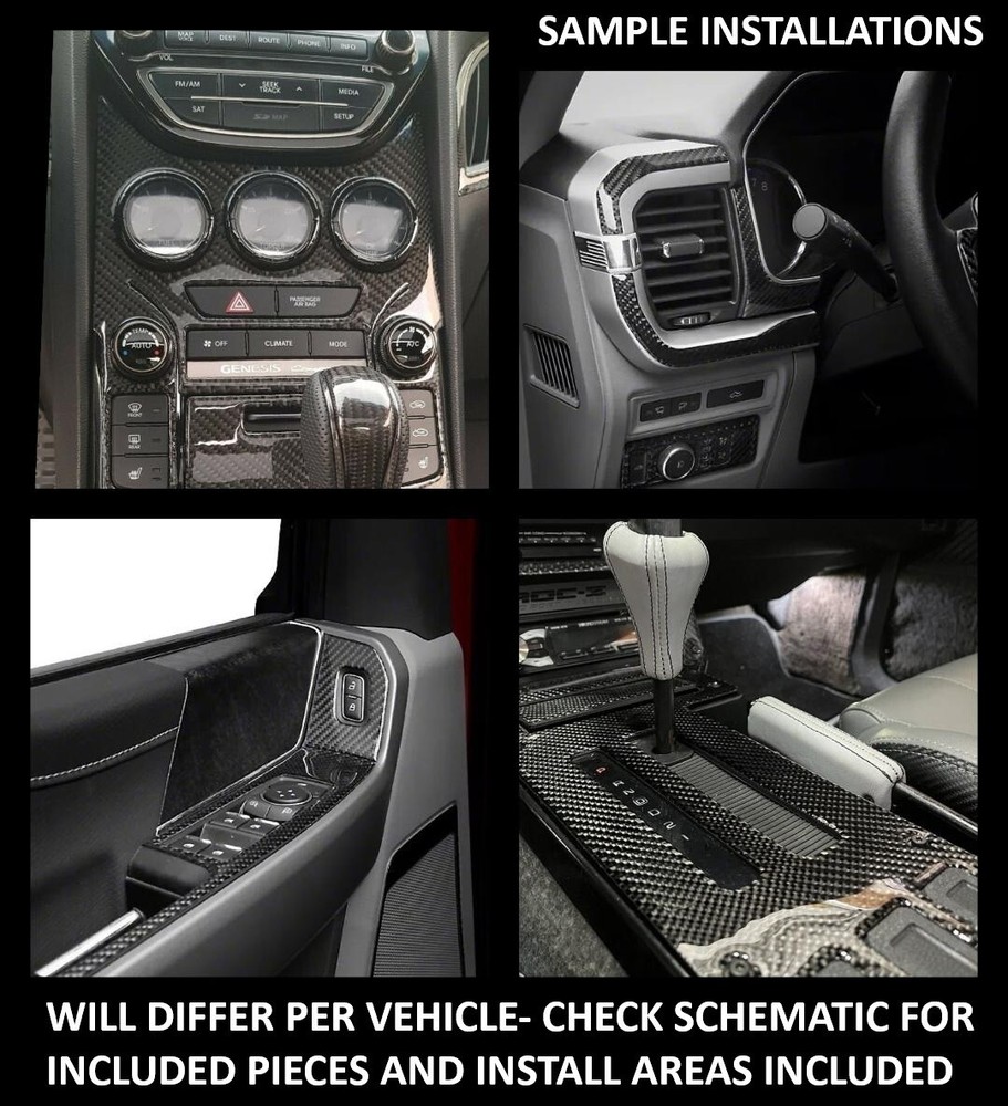 Fits Nissan Maxima 2004-2006 With Auto Trans Basic REAL CARBON DASH KIT