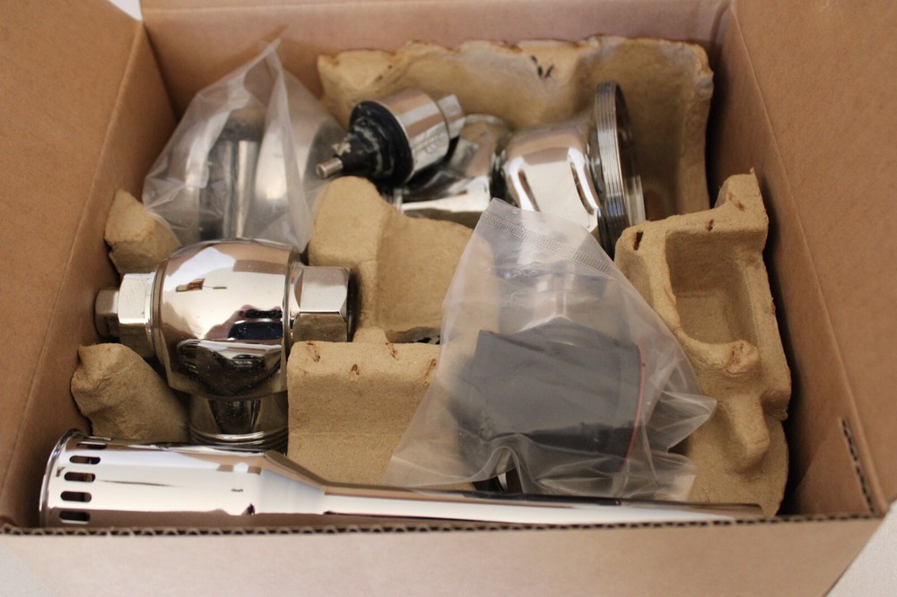 AMTC AEF-801-CU-05 - High Efficiency Electronic Urinal Flushometer Kit - Chrome