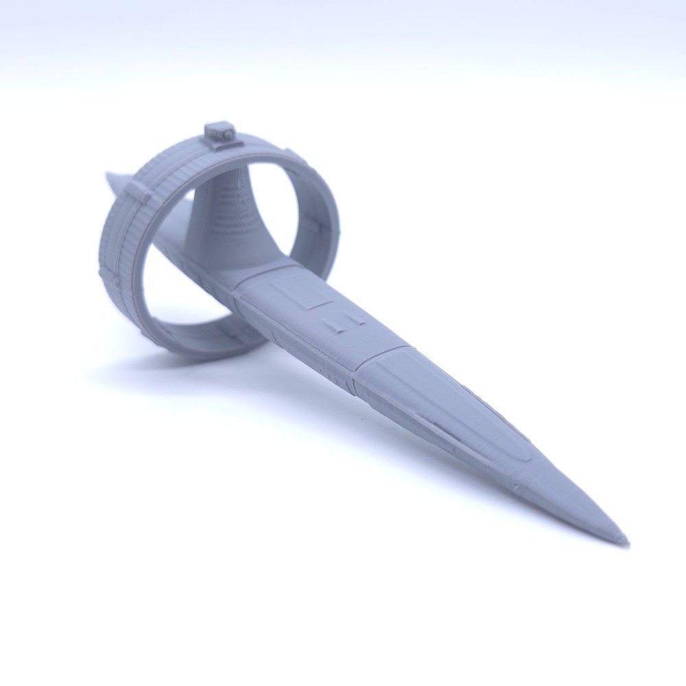 Vulcan - 1", 3", 6" or 12" Model - Custom Space Ship Sci-Fi Elite