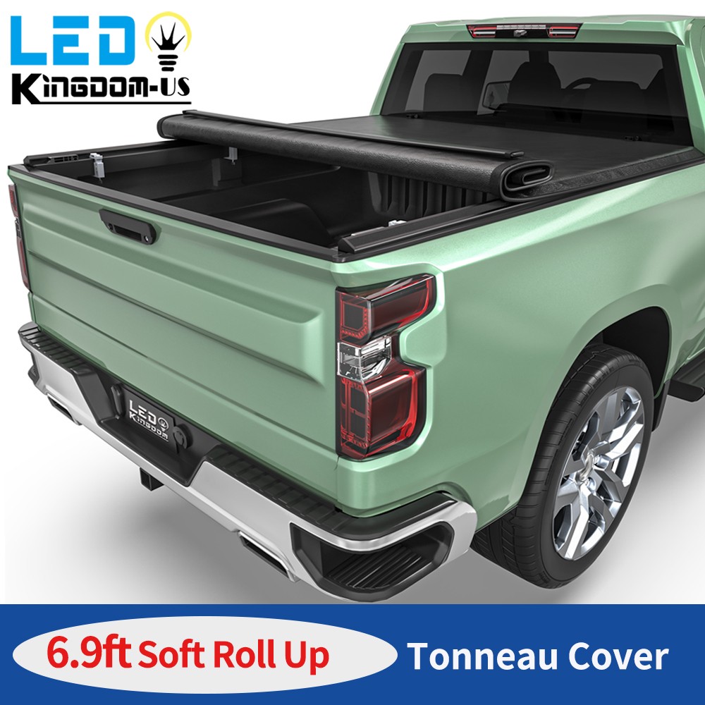 6.9ft Bed Soft Tonneau Cover Roll Up for 2020-2026 Chevy Silverado 2500HD 3500HD