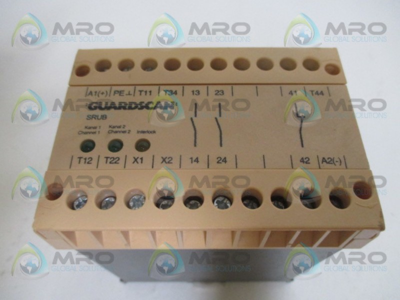 GUARDSCAN SRUB SAFETY RELAY 24VDC UNMP