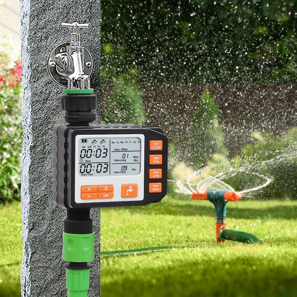Automatic Sprinkler Timer Watering System Irrigation Timer House Faucet Timer US