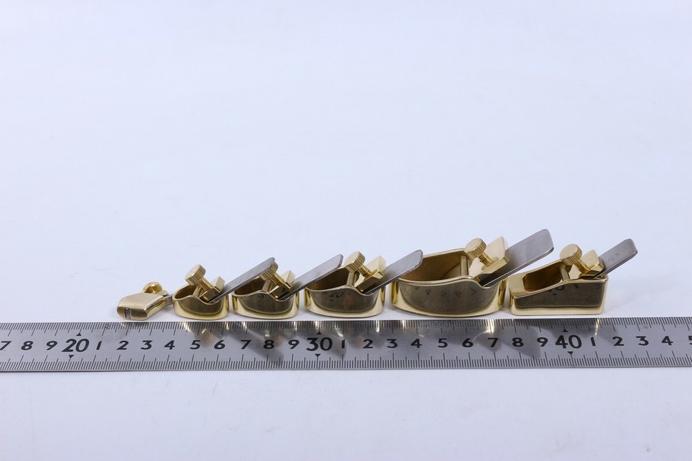 6pcs Convex Bottom Brass Planes 1 Set Violin making tools Luthier Fine Tools New