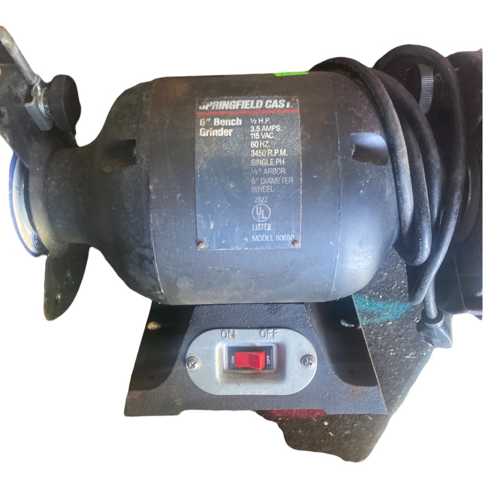 Springfield Cast 6" Bench Grinder