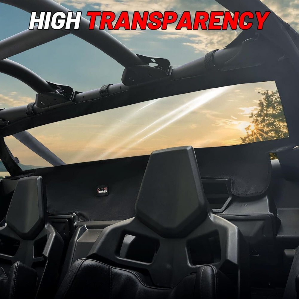 UTV Soft Back Rear Window Windshield Panel for Can-Am X3 /Max XRS XDS 2017-2024