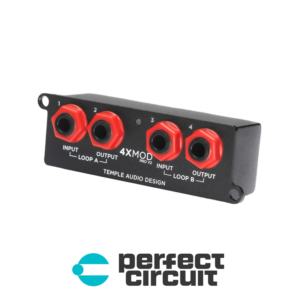 Temple Audio Design 4X MOD Pro Buffer Module V2 EFFECTS NEW PERFECT CIRCUIT