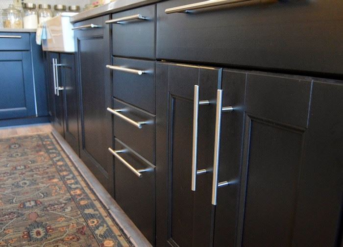 18-7/8" Steel Bar Pull Satin Nickel