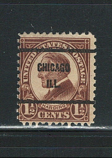 US Chicago ILL Precancel single Stamp (used)