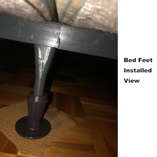 Replace Wheels on Bed Frame with These Sturdy Bed Frame Feet Replacement. 9
