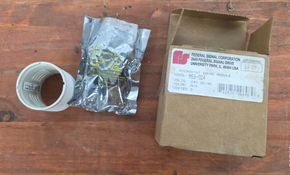 FEDERAL SIGNAL MSS-024 MICROSTAT SOUND MODULE 24V AC/DC