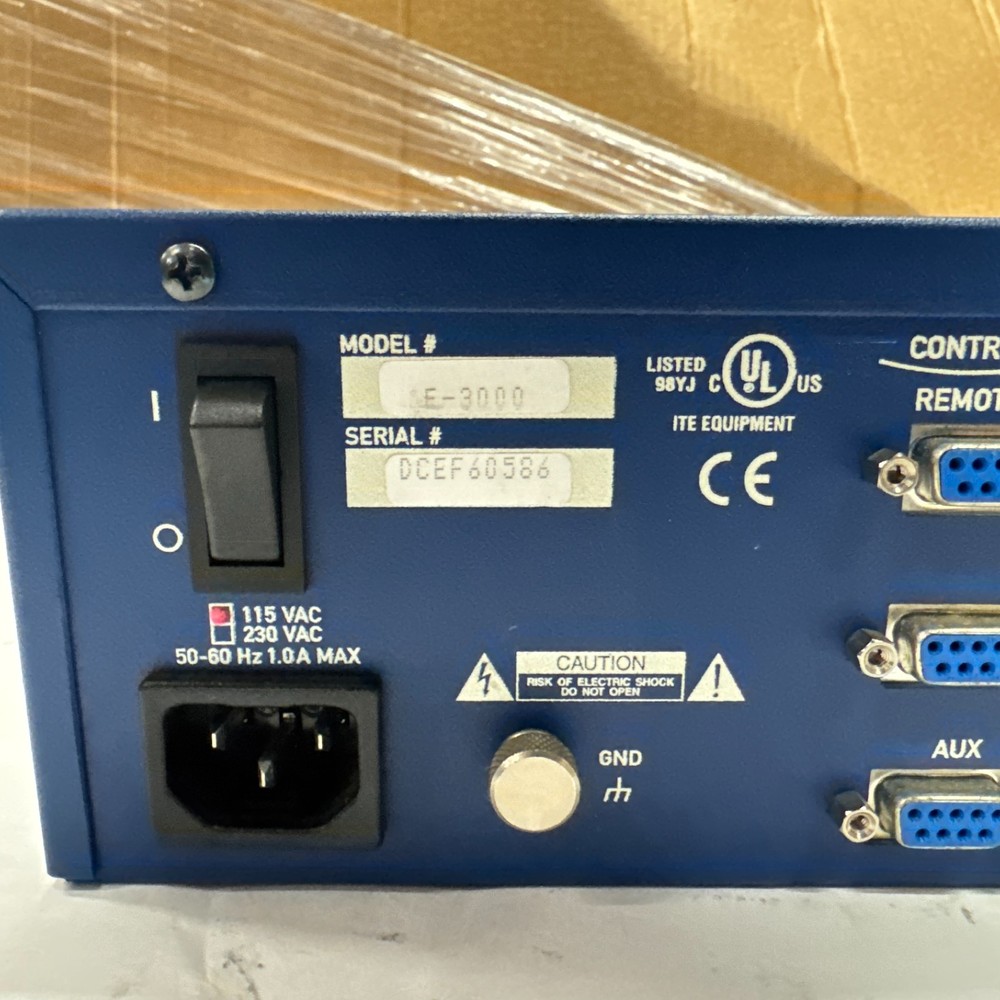 360 Systems DigiCart/E E‑3000 Audio Recorder for Broadcast + RC‑320 Remote