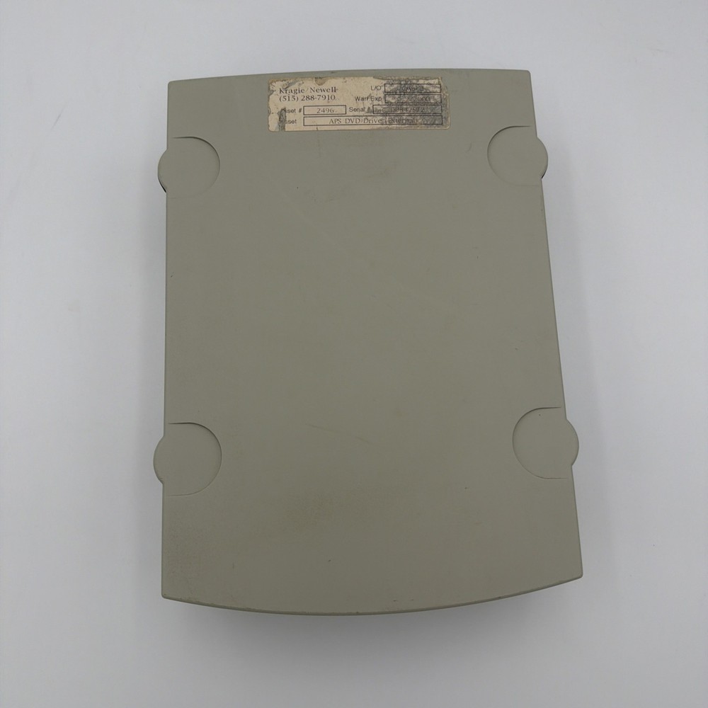 APS Tech External SCSI DVD-RAM Drive 2275-005P Untested No Power Adapter AS-IS