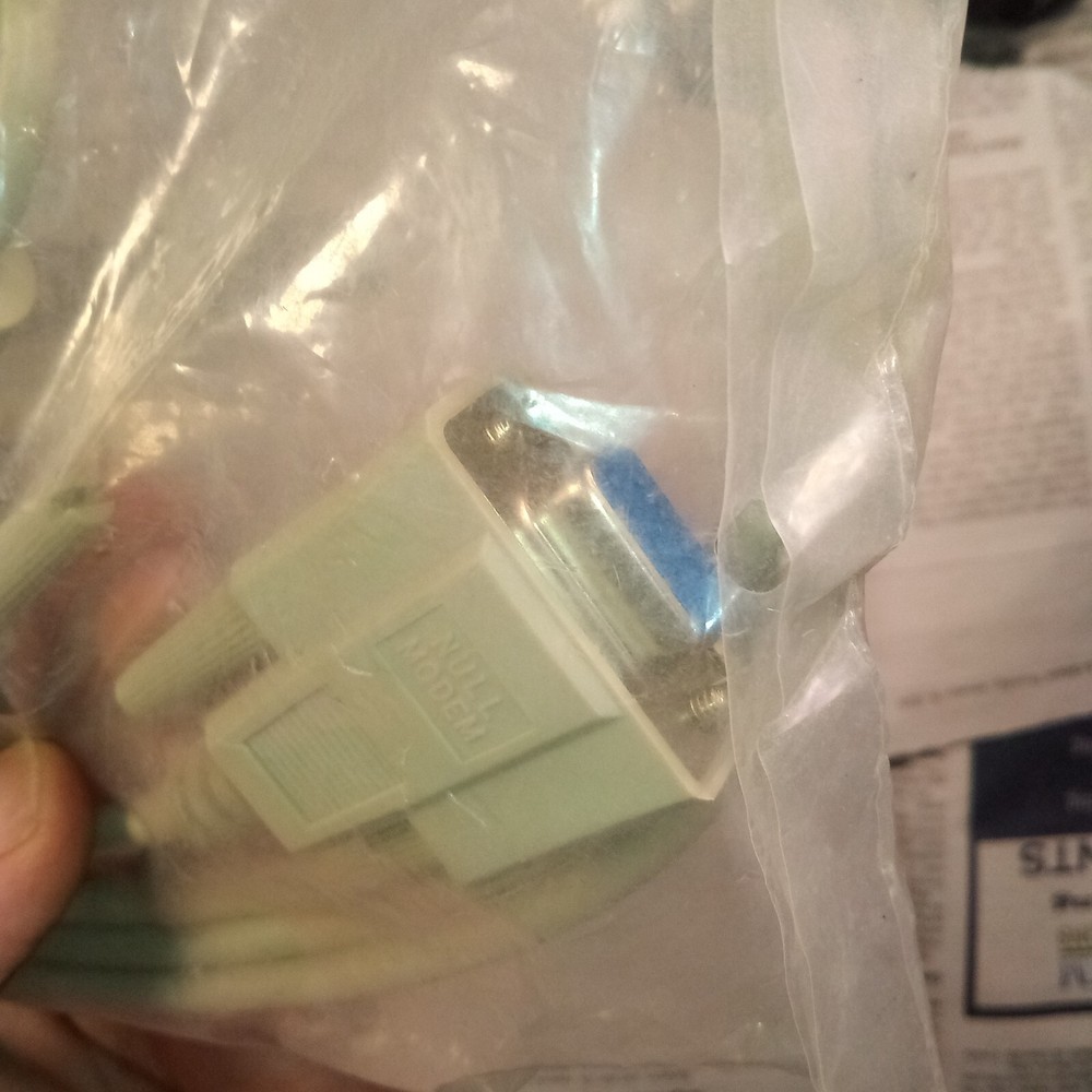 SATO CL4XXe - Epson Null Modem Cable - Beige - SEALED