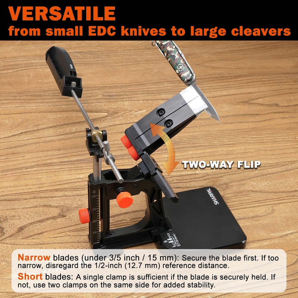 SHARPAL 202H Precision Knife Sharpening System–Adjustable Angle 10–35°