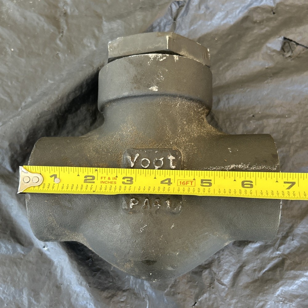 1 1/2" VOGT FLOWSERVE 2191 CHECK VALVE THREADED A105 NEW