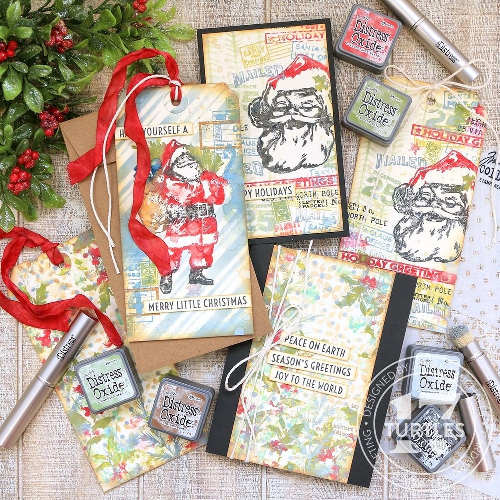 Mini Distress Oxide Pad 12 PK Bundle - Complete Ranger Tim Holtz Mini...